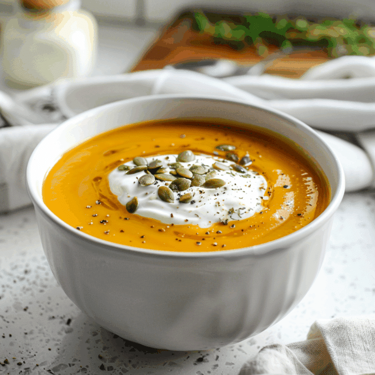 Butternut Apple Soup Recipe