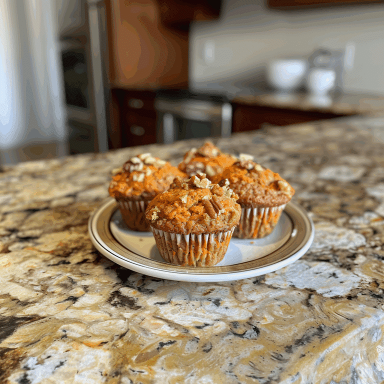 Carrot Cake Protein Muffins