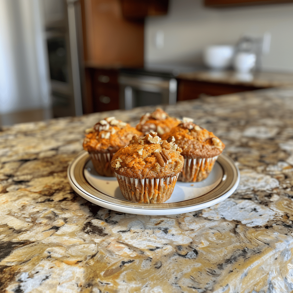 Carrot Cake Protein Muffins