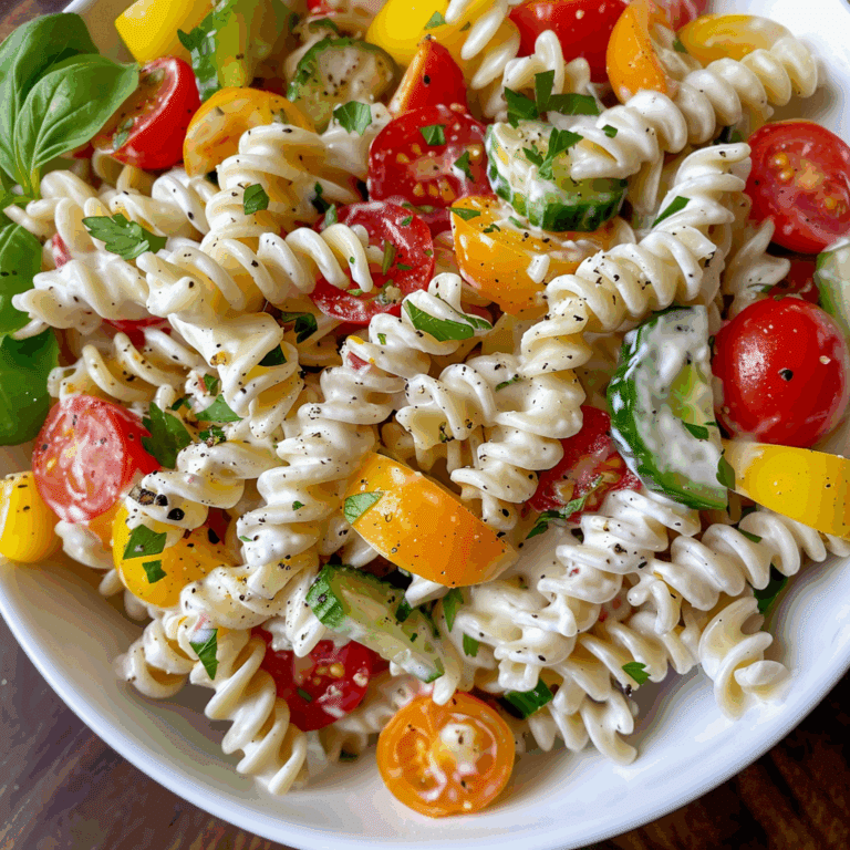 Creamy Pasta Salad Recipe