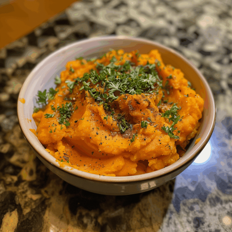 Healthy Mashed Sweet Potatoes