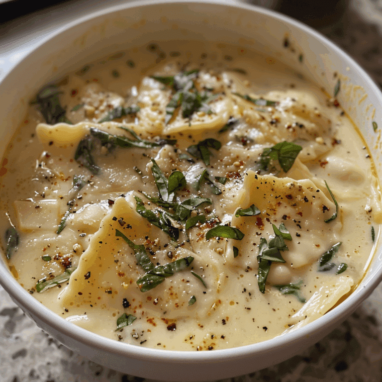 White Lasagna Soup Recipe